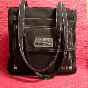 Classic Authentic Issue Black Tote Bag